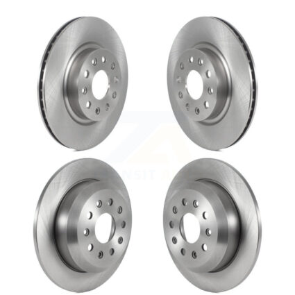 Front Rear Disc Brake Rotor Kit For Jeep Wrangler Without Heavy Duty Brakes Code BRY K8-102281