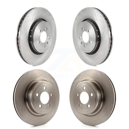 Front Rear Brake Rotors Kit For 2020-2023 Dodge Charger With 370mm Diameter Rotor K8-102286