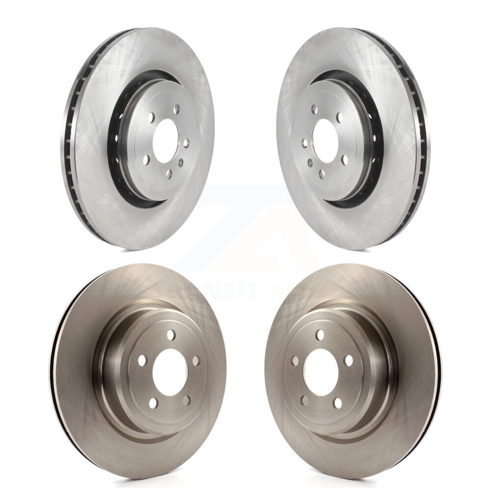 Front Rear Brake Rotors Kit For 2020-2023 Dodge Charger With 370mm Diameter Rotor K8-102286