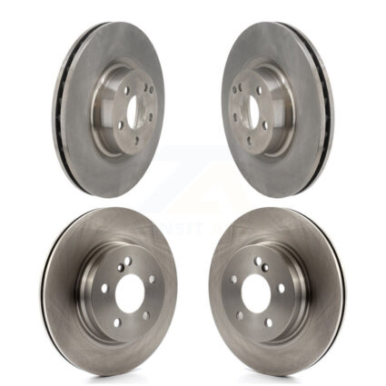 Front Rear Brake Rotor Kit For 2010-2011 Mercedes-Benz E550 With 300mm Diameter K8-102288