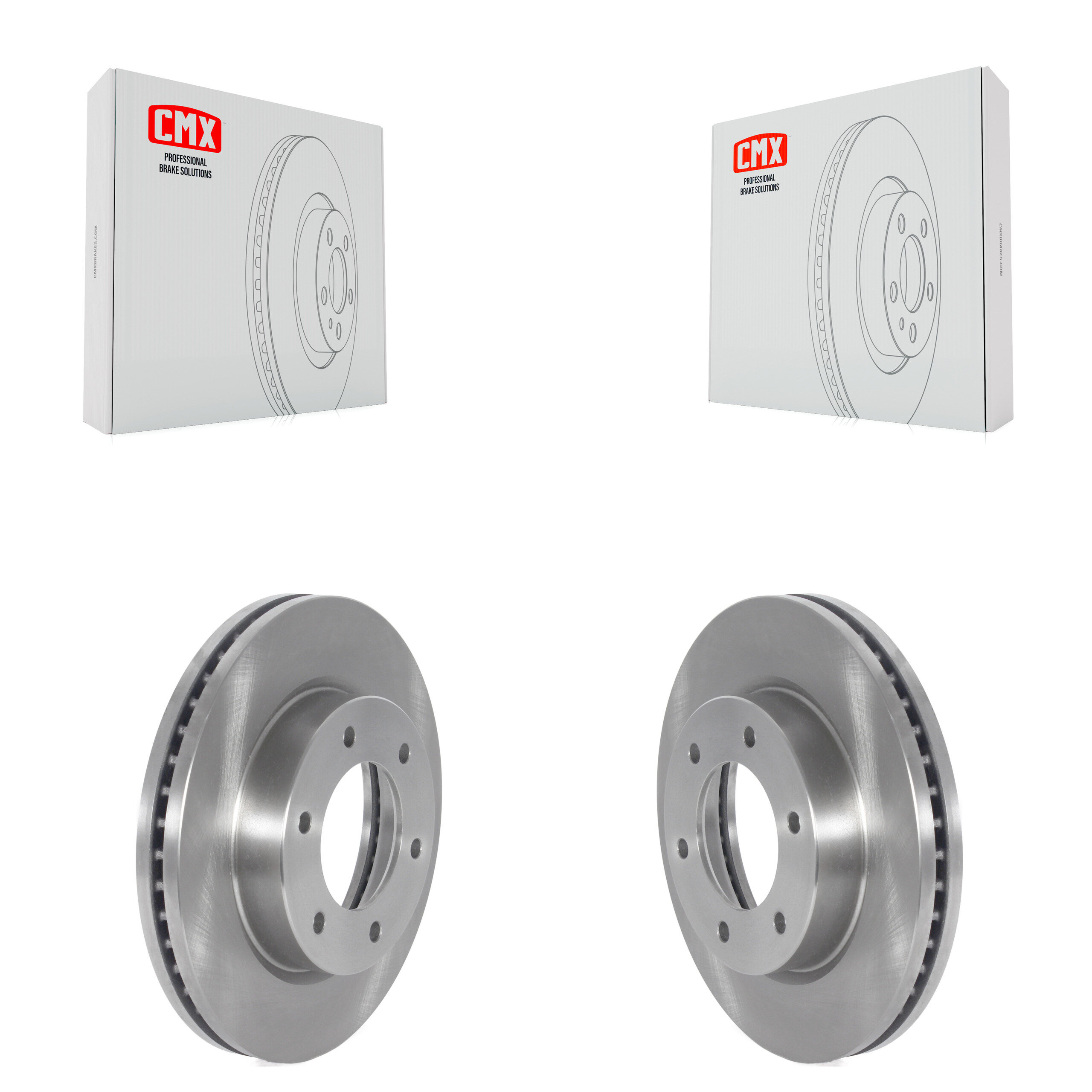 Front Disc Brake Rotors Pair For Ford Ranger Bronco K8-102293
