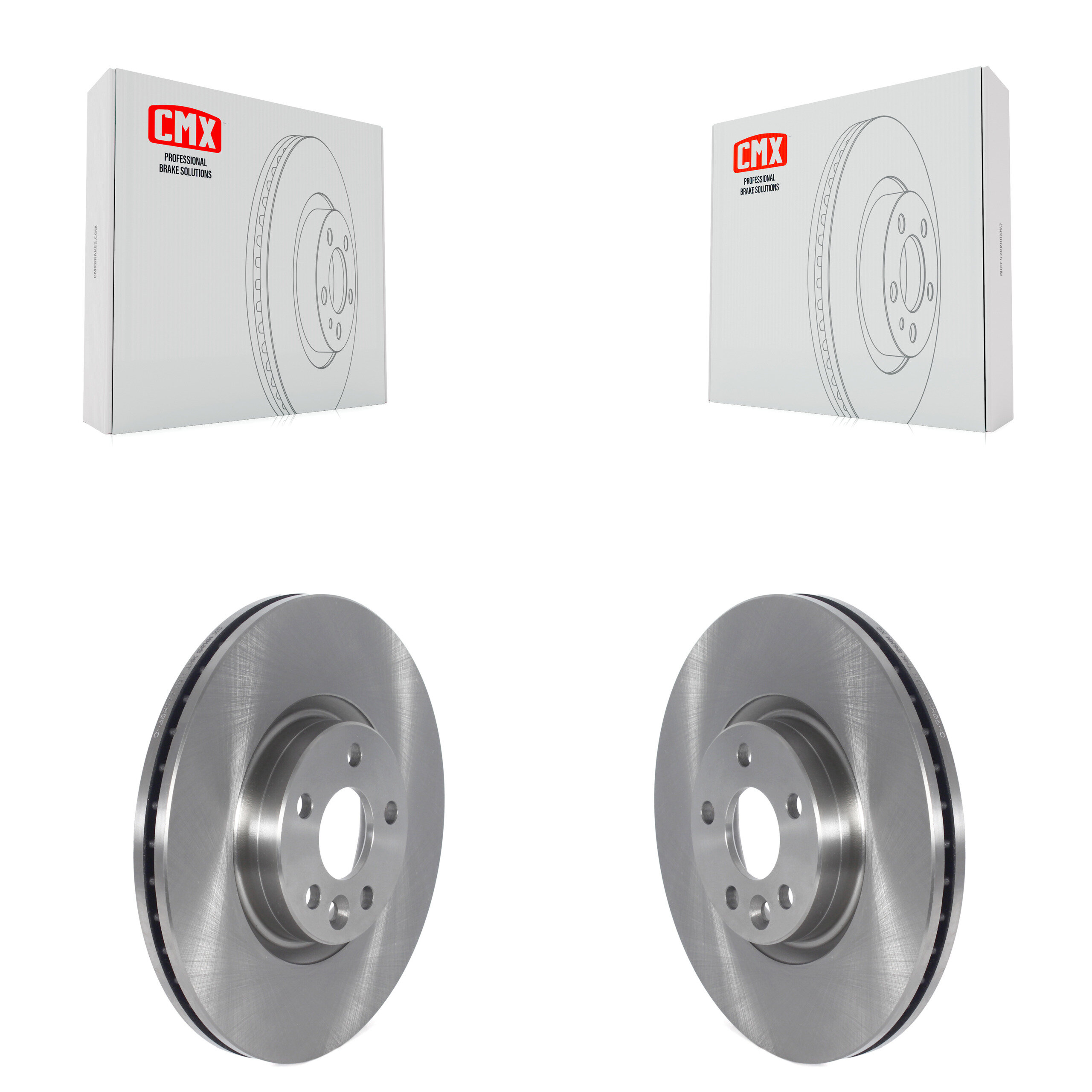 Front Disc Brake Rotors Pair For Volvo XC60 K8-102296