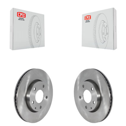 Front Disc Brake Rotors Pair For Mazda 3 Sport FWD K8-102301