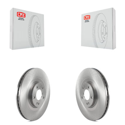 Front Disc Brake Rotors Pair For 2020-2024 Hyundai Palisade Kia Telluride K8-102313