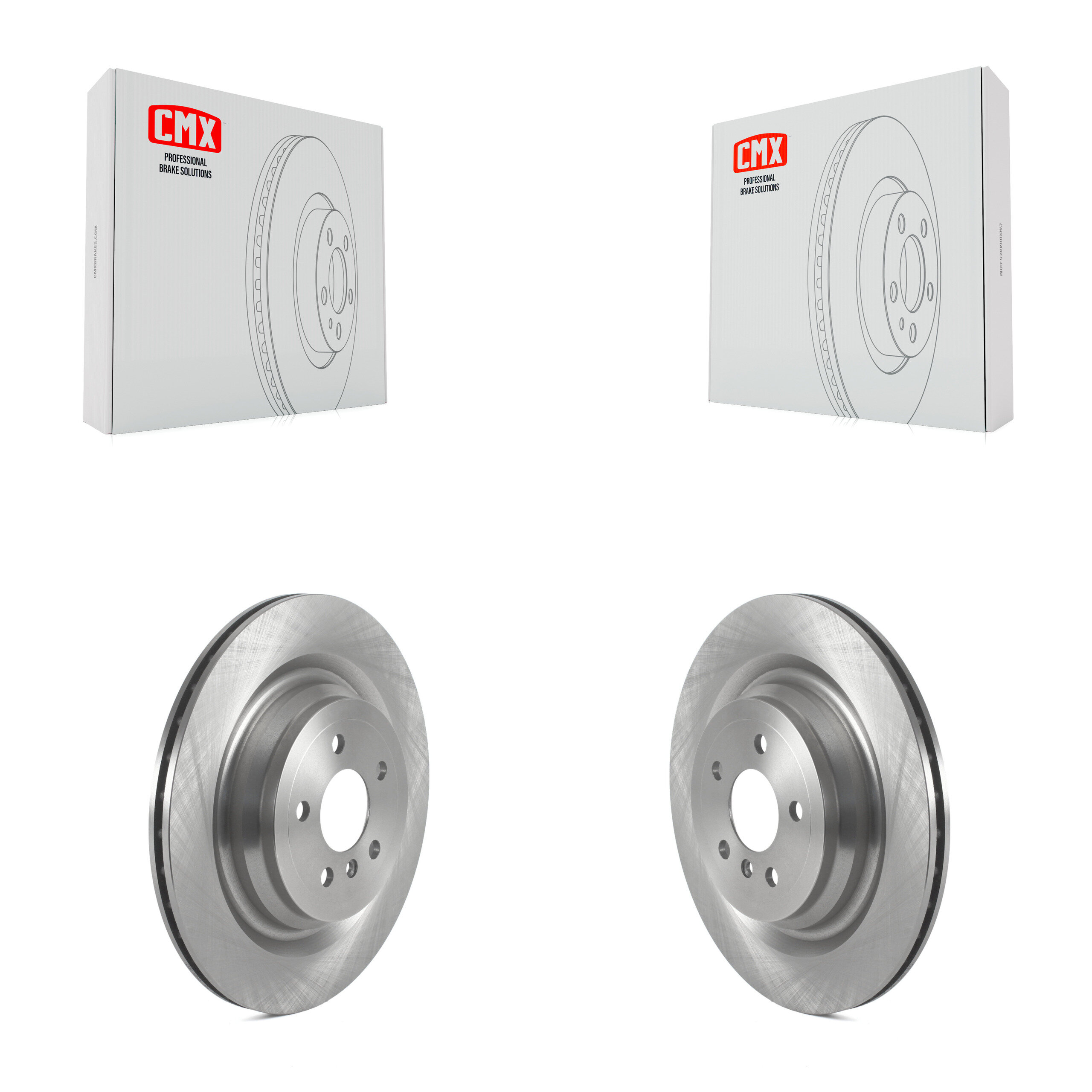 Rear Brake Rotors Pair For Mercedes-Benz GL350 GLS450 ML400 GLS550 GL550 GL450 ML63 AMG K8-102334