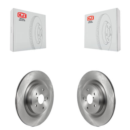 Rear Disc Brake Rotors Pair For 2019-2024 Subaru Ascent K8-102335
