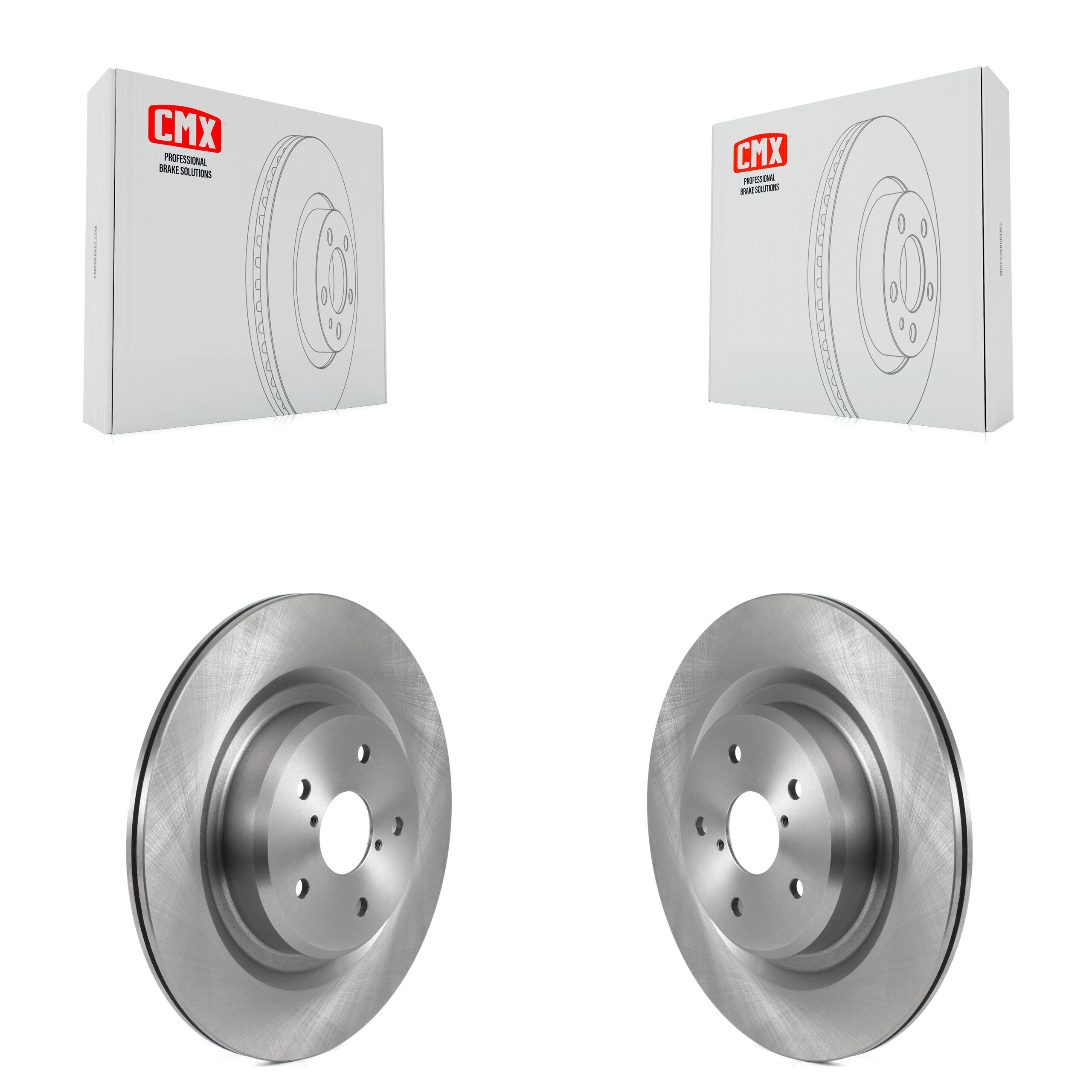 Rear Disc Brake Rotors Pair For 2019-2024 Subaru Ascent K8-102335