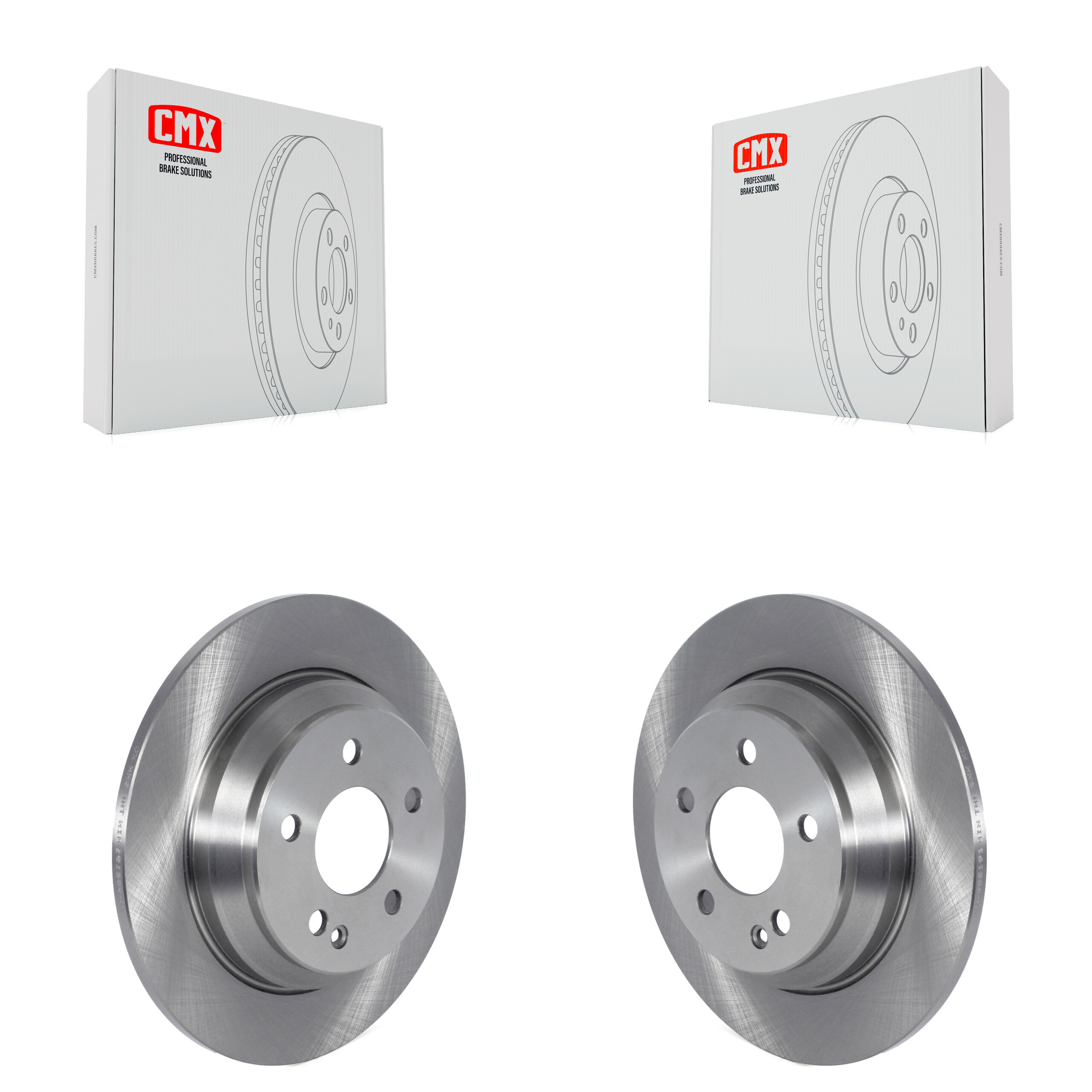 Rear Disc Brake Rotors Pair For 2016-2023 Mercedes-Benz Metris K8-102345
