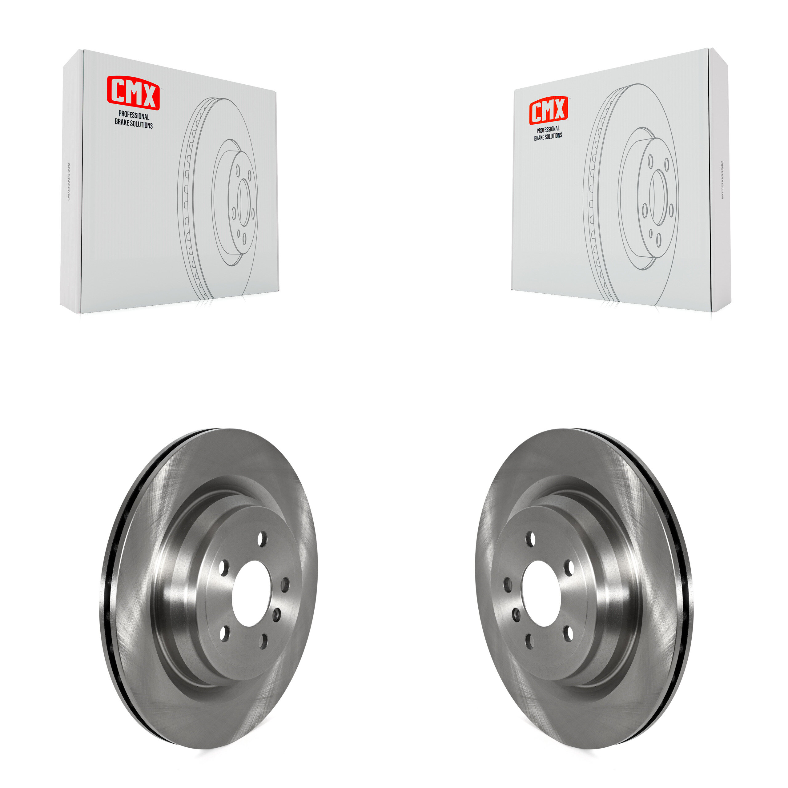 Rear Brake Rotors Pair For Mercedes-Benz ML350 GLE350 GLE43 AMG GLE400 ML400 GLE450 ML550 K8-102346