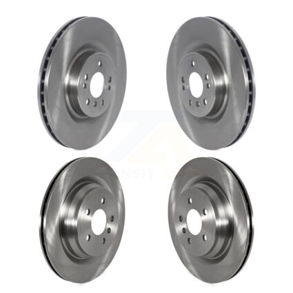 Front Rear Disc Brake Rotors Kit For 2016-2017 Mercedes-Benz GLE400 With AMG Package K8-102371