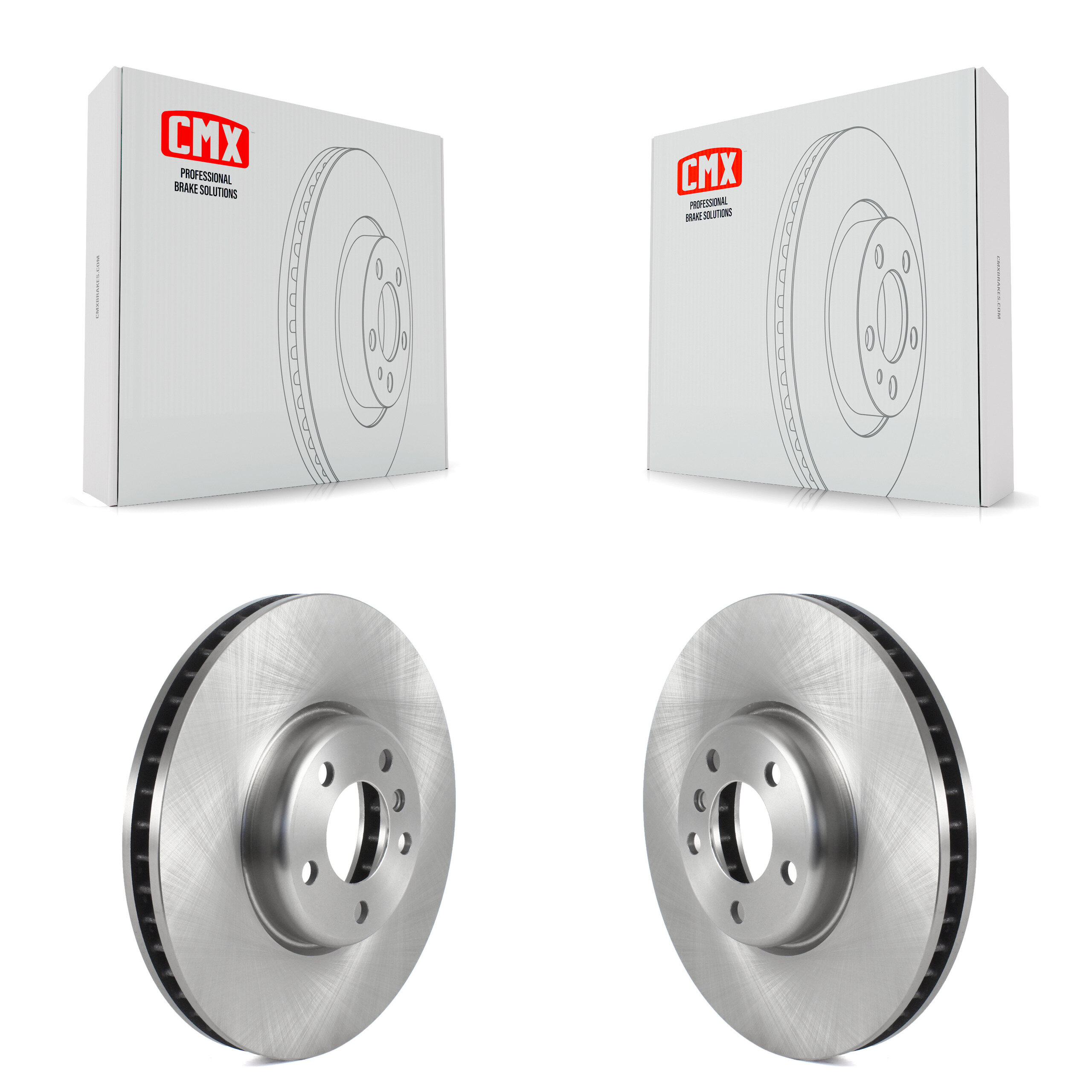 Front Brake Rotors Kit For BMW 550i xDrive 650i Gran Coupe 535i GT 740Li 740Ld 528i 740i 7 K8-102383