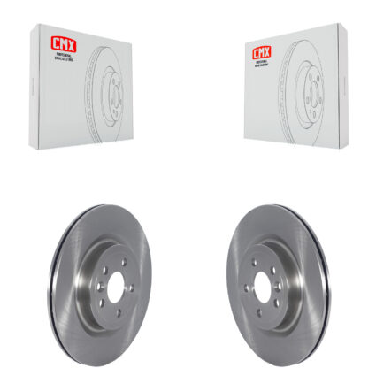 Rear Disc Brake Rotor Pair For Jaguar F-Pace Land Rover Range Velar Discovery Sport I-Pace K8-102385