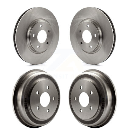 Front Rear Disc Brake Rotors Drums Kit For Chevrolet Malibu K8-102391