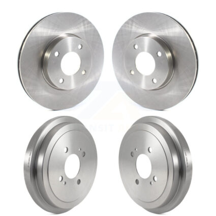 Front Rear Disc Brake Rotors Drums Kit For Nissan Kicks Versa K8-102393