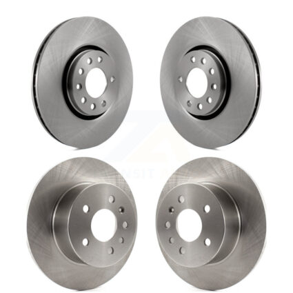 Front Rear Disc Brake Rotors Kit For 1999-2002 Saab 9-3 Viggen K8-102420