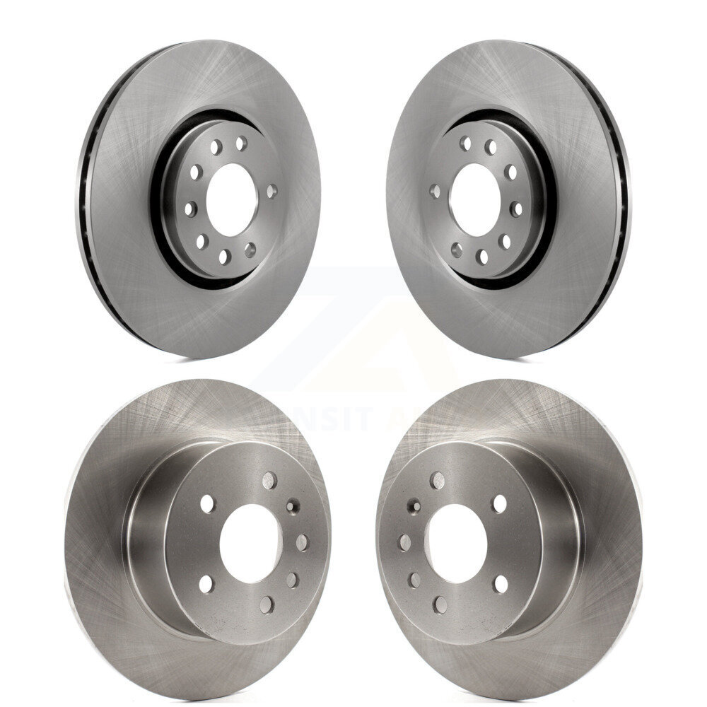 Front Rear Disc Brake Rotors Kit For 1999-2002 Saab 9-3 Viggen K8-102420