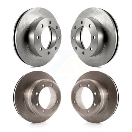 Front Rear Brake Rotors Kit For 2010 Ford F-450 Super Duty With 8 Lug Wheels To 02 12 10 K8-102423