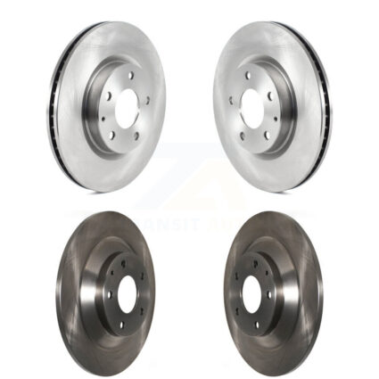 Front Rear Disc Brake Rotors Kit For 2020-2023 Mazda CX-30 With 302mm Diameter Rotor K8-102424