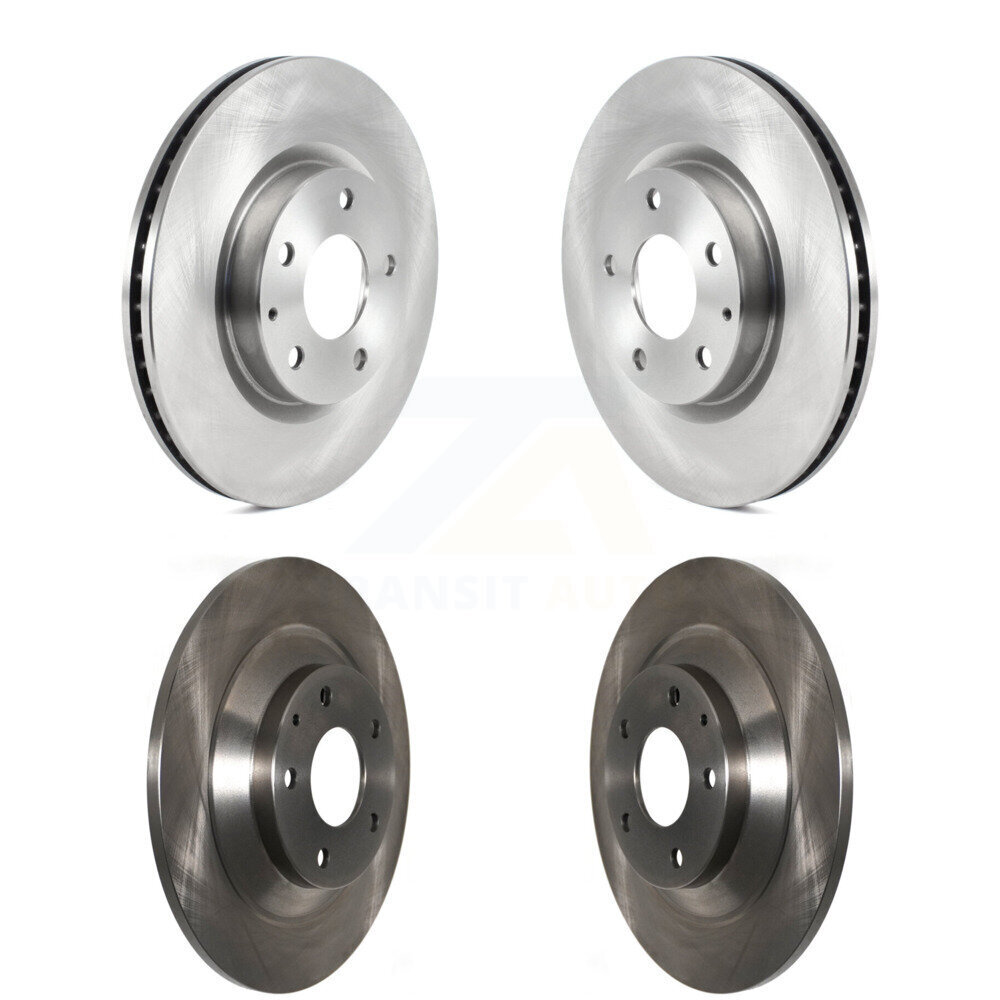 Front Rear Disc Brake Rotors Kit For 2020-2023 Mazda CX-30 With 302mm Diameter Rotor K8-102424