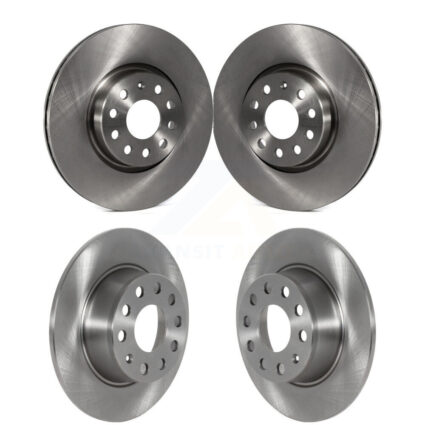 Front Rear Brake Rotors Kit For 22-23 Volkswagen Taos FWD With 312mm Diameter Rotor K8-102429