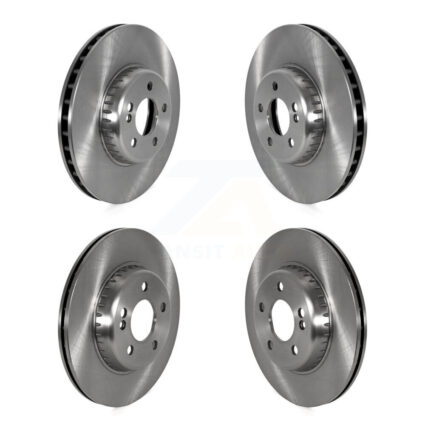 Front Rear Disc Brake Rotors Kit For 2018-2019 Mercedes-Benz E300 Without Sport Package K8-102437
