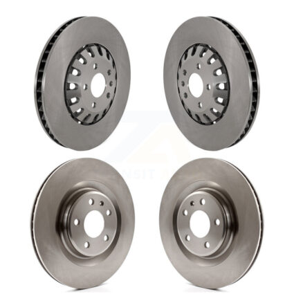 Front Rear Disc Brake Rotors Kit For 2019-2021 Audi A6 Quattro A7 Sportback K8-102446