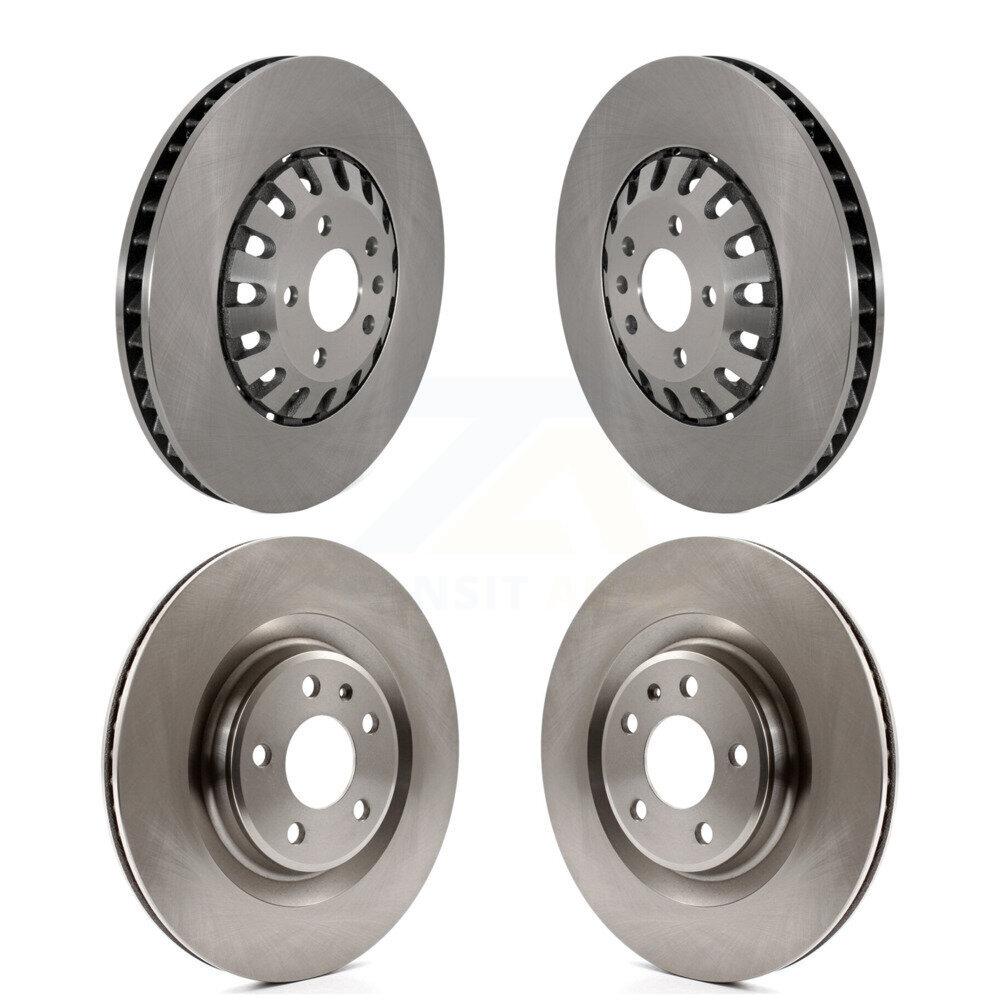 Front Rear Disc Brake Rotors Kit For 2019-2021 Audi A6 Quattro A7 Sportback K8-102446
