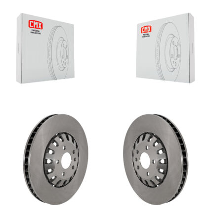 Front Disc Brake Rotors Pair For Audi Q7 Q8 e-tron Quattro A6 A7 Sportback A8 K8-102447