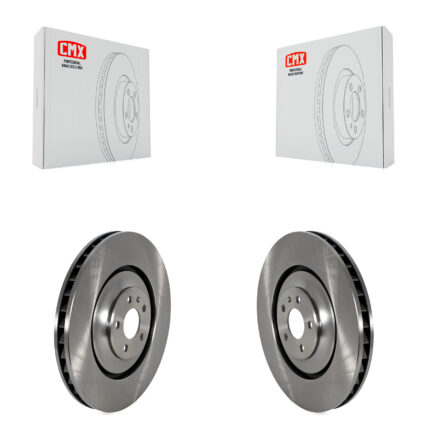 Front Disc Brake Rotors Pair For Audi A7 Quattro A8 S6 S7 S8 K8-102449