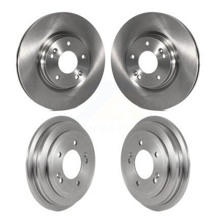 Front Rear Disc Brake Rotors Drums Kit For 2017-2020 Hyundai Elantra 1.6L K8-102453