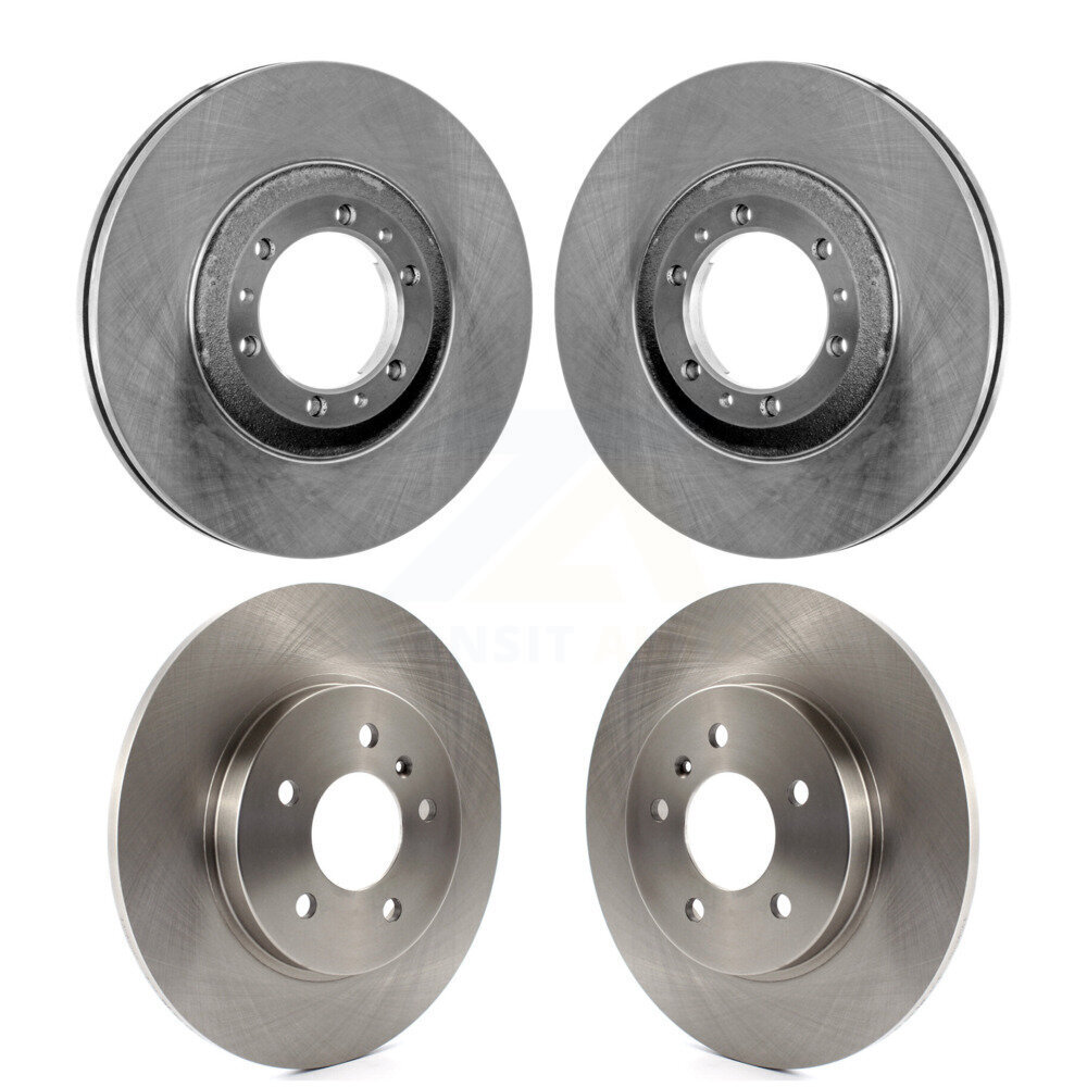 Front Rear Disc Brake Rotors Kit For 2005 Pontiac Montana SV6 with FWD K8-102458