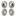 Front Rear Disc Brake Rotors Kit For Cadillac ATS V K8-102480