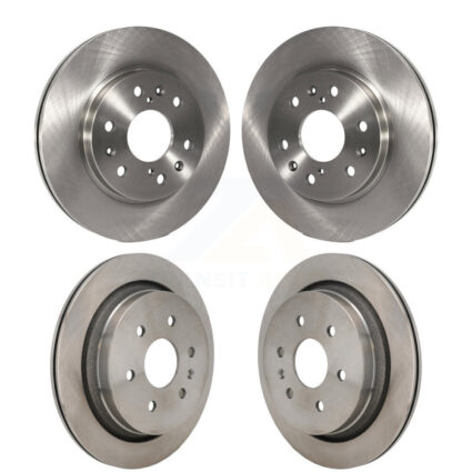 Front Rear Brake Rotor Kit For 13-16 Cadillac XTS With 6 Lug Wheels Heavy Duty Brakes K8-102482