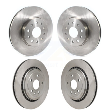 Front Rear Disc Brake Rotors Kit For 2016 Chevrolet Camaro SS with 3.6L K8-102483