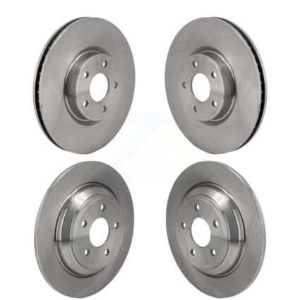 Front Rear Disc Brake Rotors Kit For Ford Escape Bronco Sport Lincoln Corsair K8-102491