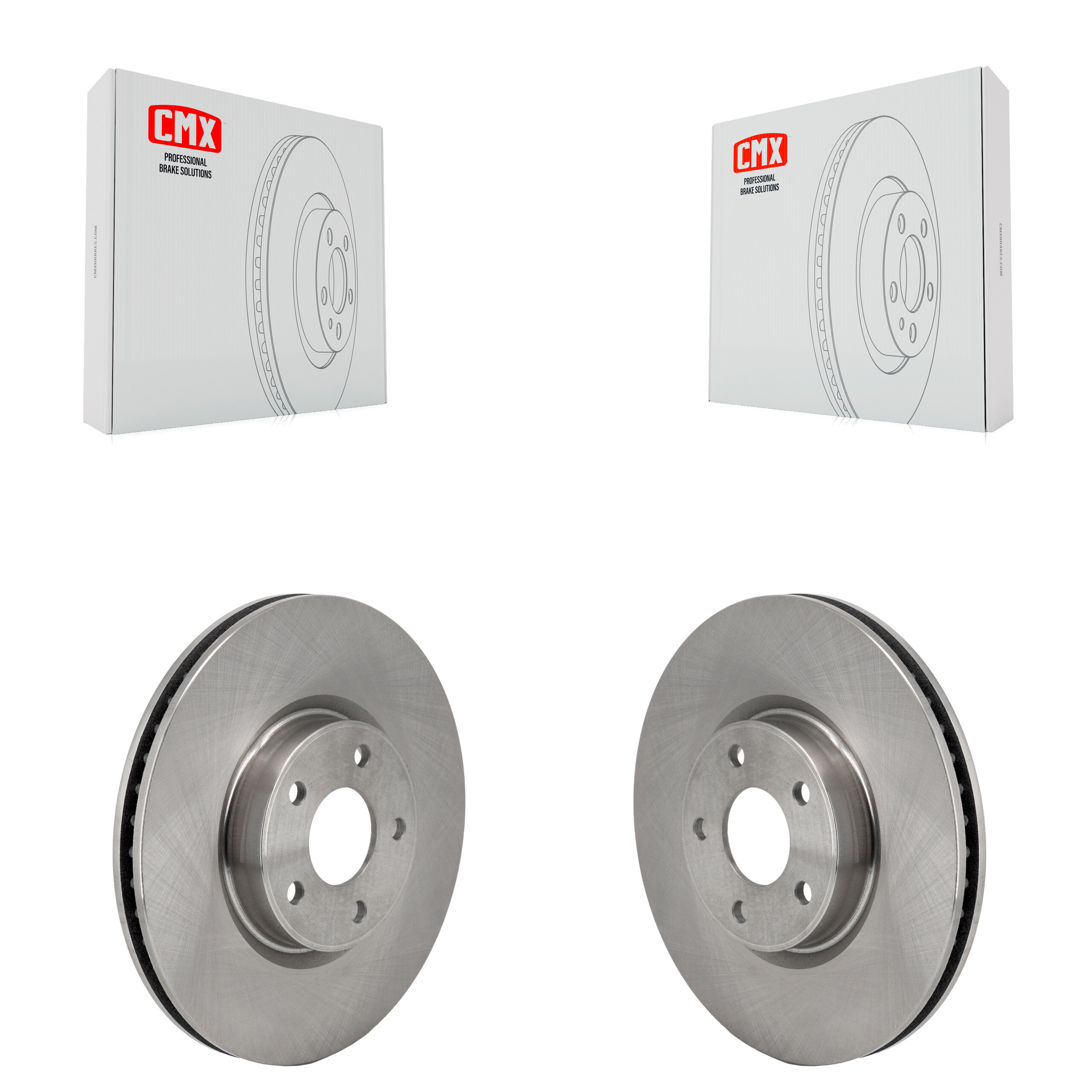 Front Disc Brake Rotors Pair For Ford Escape Bronco Sport Lincoln Corsair K8-102498