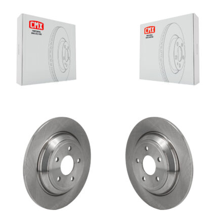 Rear Disc Brake Rotors Pair For Ford Escape Bronco Sport Focus Lincoln Corsair K8-102507