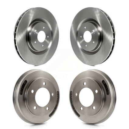 Front Rear Disc Brake Rotors Drums Kit For Mitsubishi Lancer K8-102513