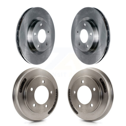 Front Rear Disc Brake Rotors Drums Kit For 2008-2009 Mitsubishi Lancer GTS K8-102514