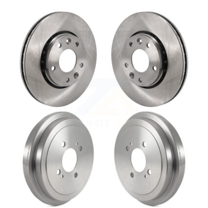 Front Rear Disc Brake Rotors Drums Kit For 2021-2023 Nissan Kicks SV SR K8-102517