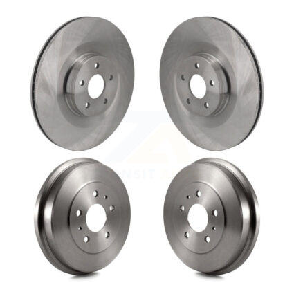Front Rear Disc Brake Rotors Drums Kit For 2016-2018 Ford Focus RS K8-102518