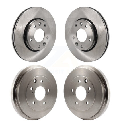 Front Rear Disc Brake Rotors Drums Kit For 2020-2022 Nissan Sentra K8-102519