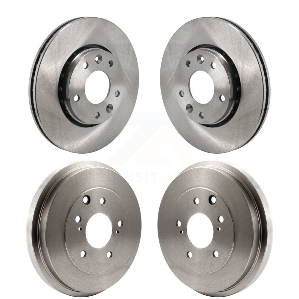 Front Rear Disc Brake Rotors Drums Kit For 2020-2022 Nissan Sentra K8-102519