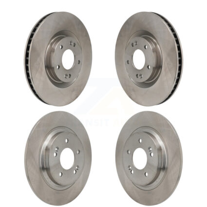 Front Rear Disc Brake Rotors Kit For 2021-2023 Hyundai Santa Fe Kia Sorento GAS engine K8-102545