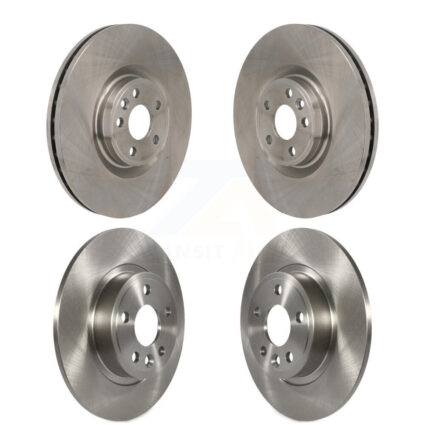Front Rear Brake Rotors Kit For 2018-2021 Jaguar E-Pace With 349mm Diameter Rotor K8-102554