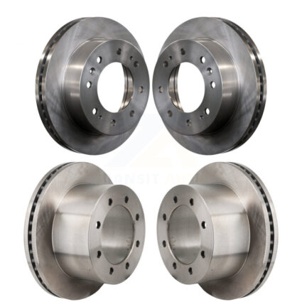 Front Rear Disc Brake Rotors Kit For 2020-2024 GMC Sierra 3500 HD Chevrolet Silverado K8-102558