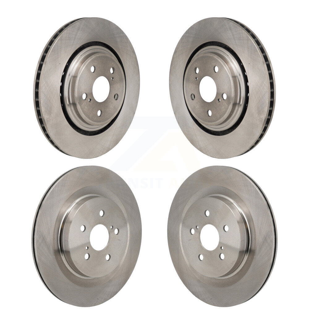 Front Rear Disc Brake Rotors Kit For Toyota Highlander Lexus RX350 RX350h K8-102564