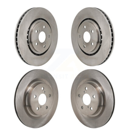 Front Rear Brake Rotor Kit For Toyota Sienna RAV4 Prime bZ4X Subaru Solterra Lexus NX450h+ K8-102567