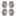 Front Rear Disc Brake Rotors Kit For 2020-2023 Tesla Y With Gray Painted Calipers K8-102570
