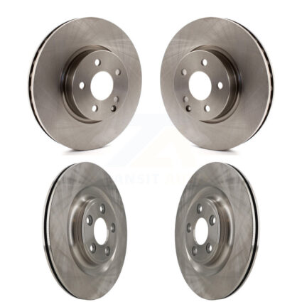Front Rear Brake Rotors Kit For 2017 Mercedes-Benz E400 With 322mm Diameter Rotor K8-102571